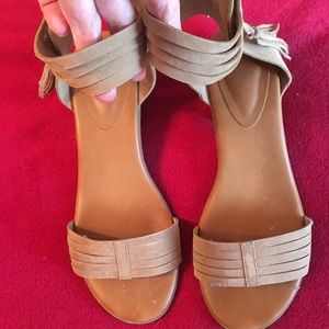 Tan sandals